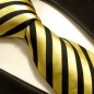 Preview: schwarz goldene krawatte