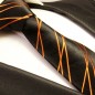Preview: schwarz-orange-krawatte