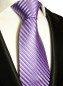 Preview: Flieder Krawatte gestreift Seide