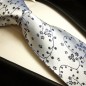 Preview: silber blaue krawatte