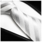 Preview: silber weisse Krawatte