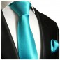 Preview: Krawatte türkis satin 981
