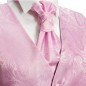 Preview: Herren Hochzeit Weste - Hochzeitswesten Set rosa pink