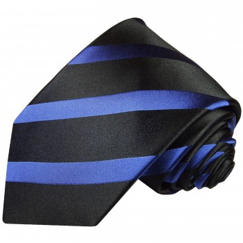 Krawatte schwarz blau 295