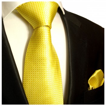 Krawatte gelb uni 506