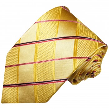 Krawatte gelb rot gestreift 538