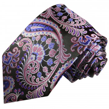 Krawatte lila violett paisley