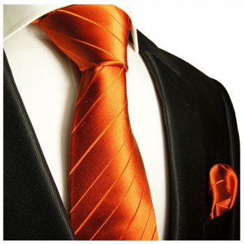 Extra lange Krawatte 165cm - Krawatte orange