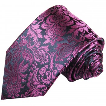 Extra lange Krawatte 165cm - Krawatte Überlänge - pink floral