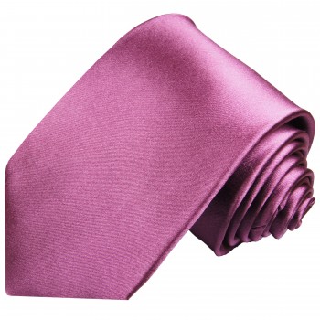 Extra lange Krawatte 165cm - Krawatte Überlänge - mauve uni