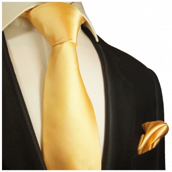 Gelbe Krawatte Seide 851