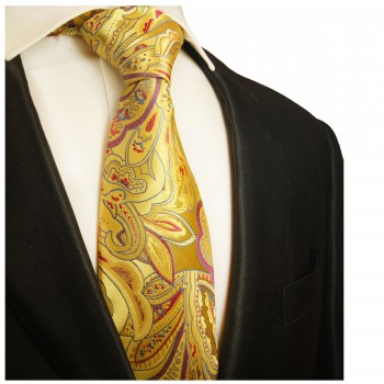 Gelbe Krawatte floral 2028