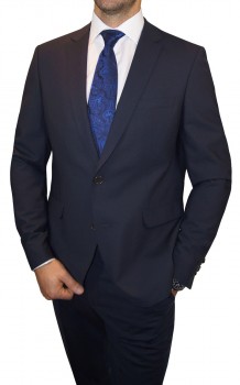 Herren Anzug blau modern | Slim Fit | Anzug für Herren mit modernem AMF Stich