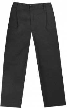 Festlicher Jungen Anzug schwarz + graues Westenset KA25+KV30-Plastron 5tlg