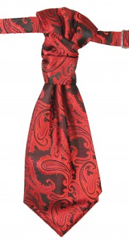 Rotes paisley Kinder Plastron 99