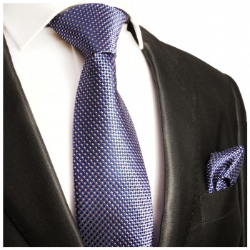 Blau gepunktete Krawatte