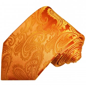 Krawatte orange paisley