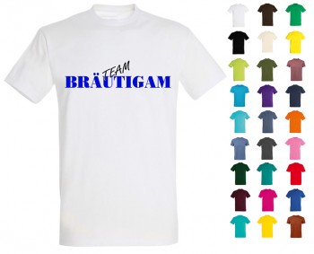 Herren T-Shirt für Junggesellenabschied "Team Bräutigam"