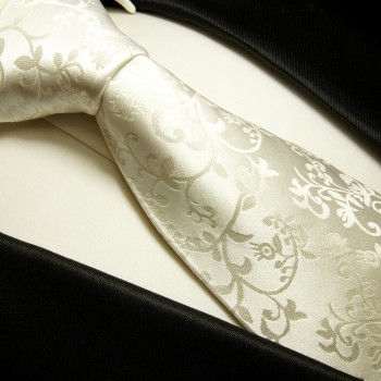 Extra lange Krawatte 165cm - Krawatte ivory