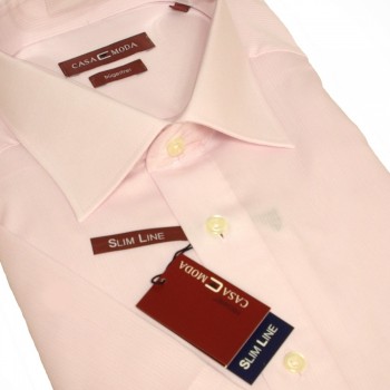 Casa Moda Slim Line Kurzarmhemd pink TAILLIERT HK62