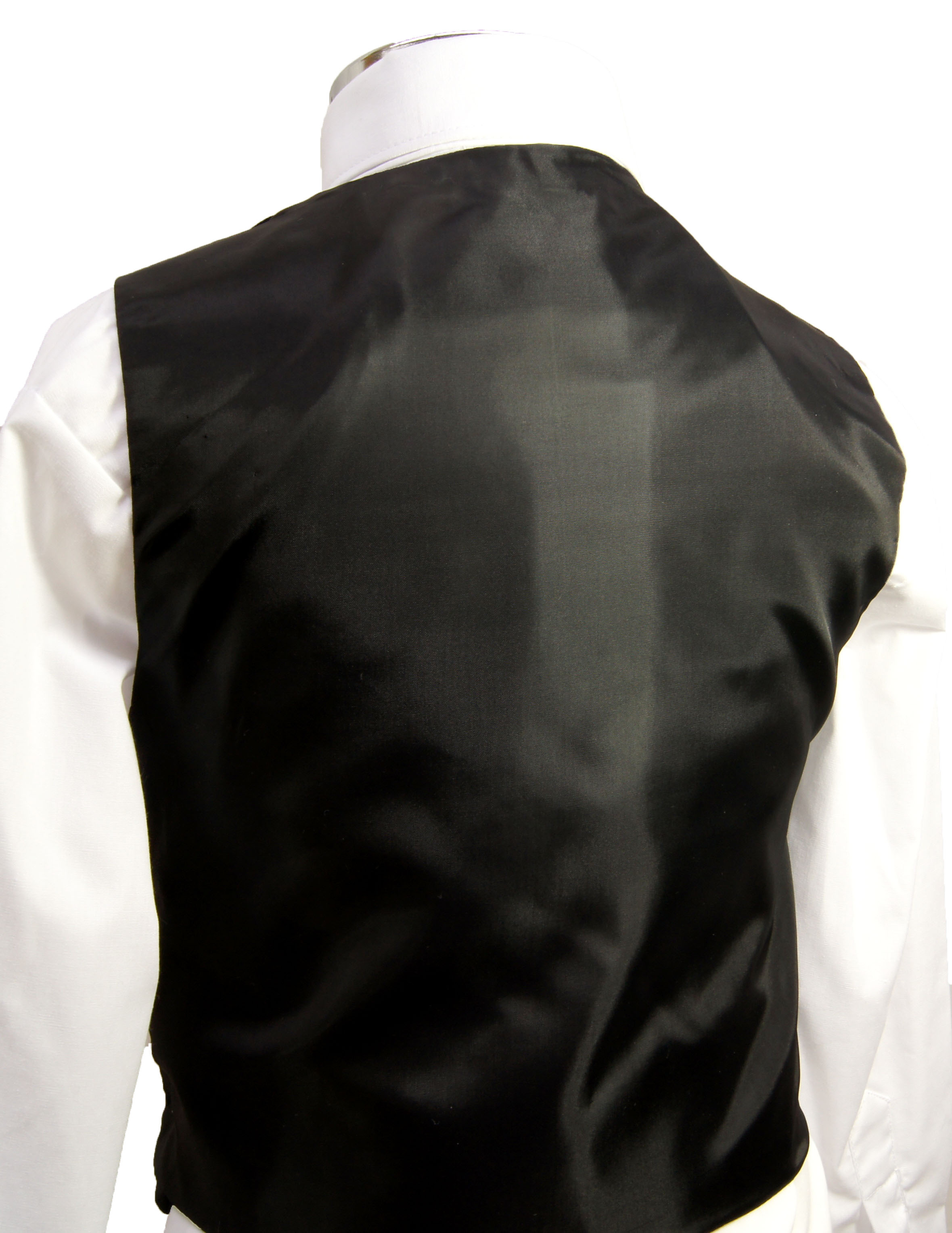 Boys Lord West Grey Open-Back Tuxedo Vest & Ascot Morning Dress Damaged Discount 
