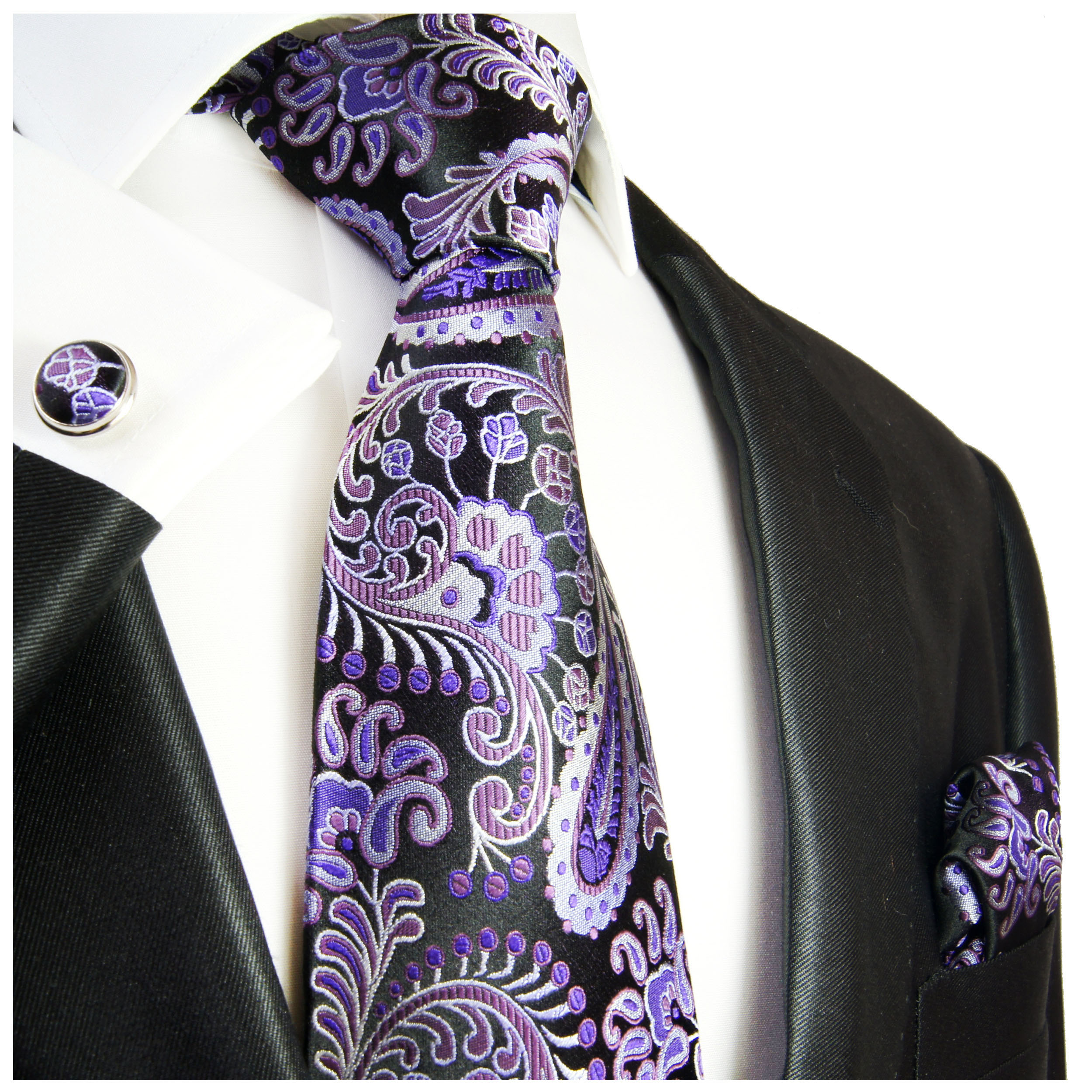 Brioni Seiden-Krawatte in Lila für Herren Herren Accessoires Krawatten 