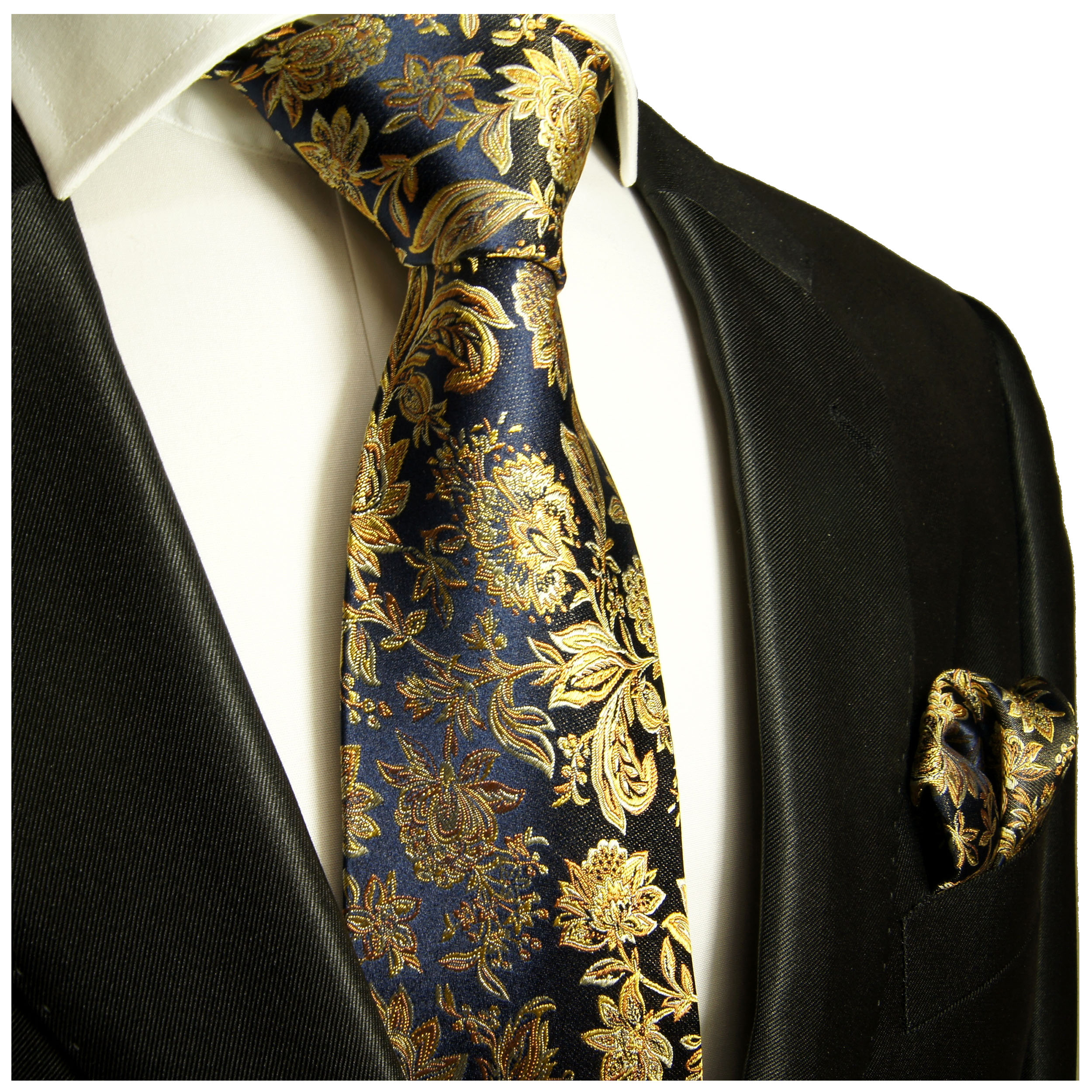Reine seide Krawatte und Accessoire HERREN Anzüge & Sets Print Blau Einheitlich Rabatt 95 % 