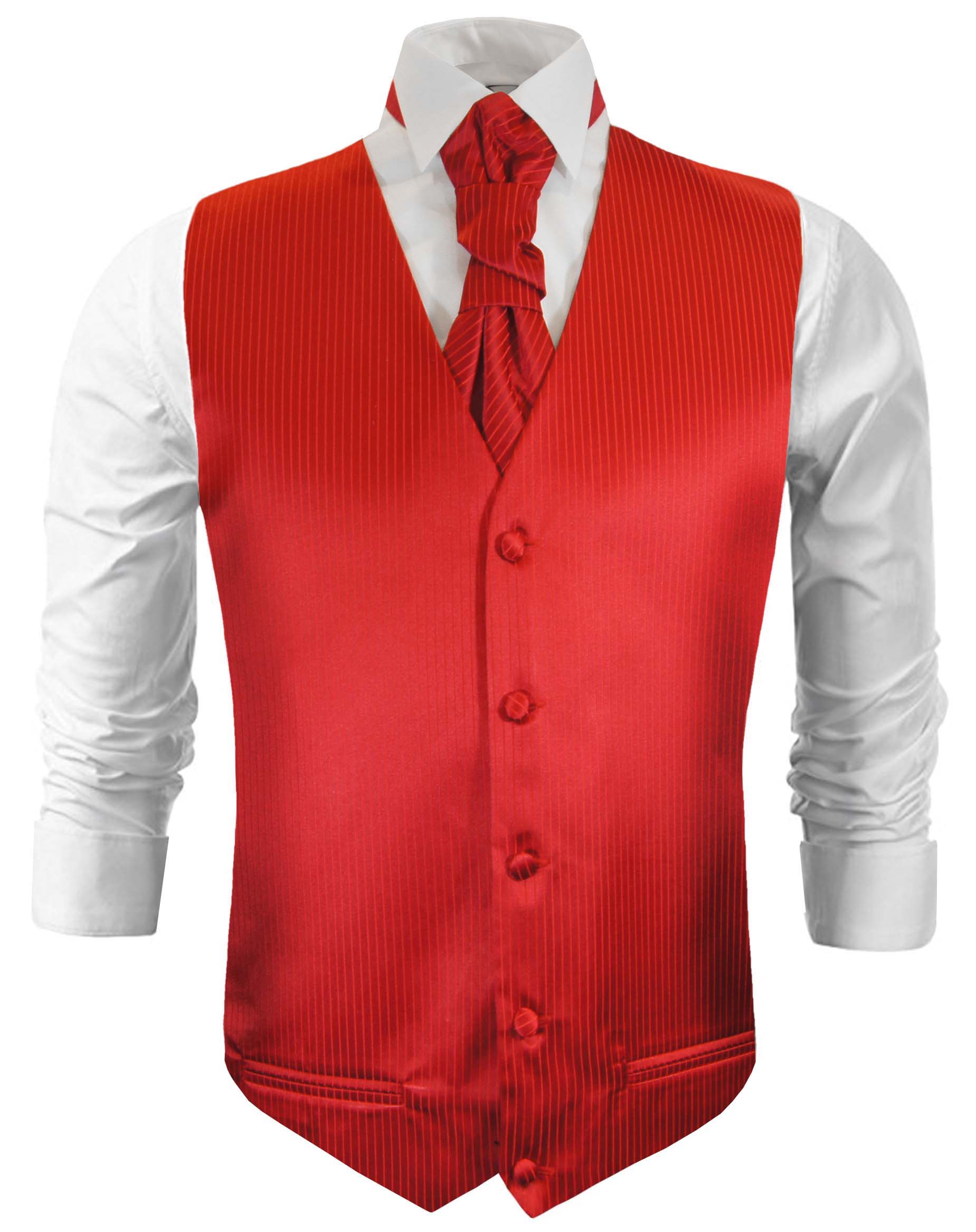 New Men's Formal Tuxedo Vest Waistcoat Pre-tied Necktie solid red wedding 