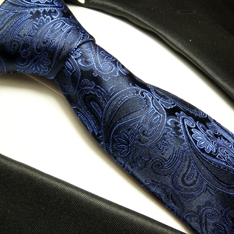 Paul - Malone BESTELLEN JETZT Krawatte 518 | paisley Shop blau