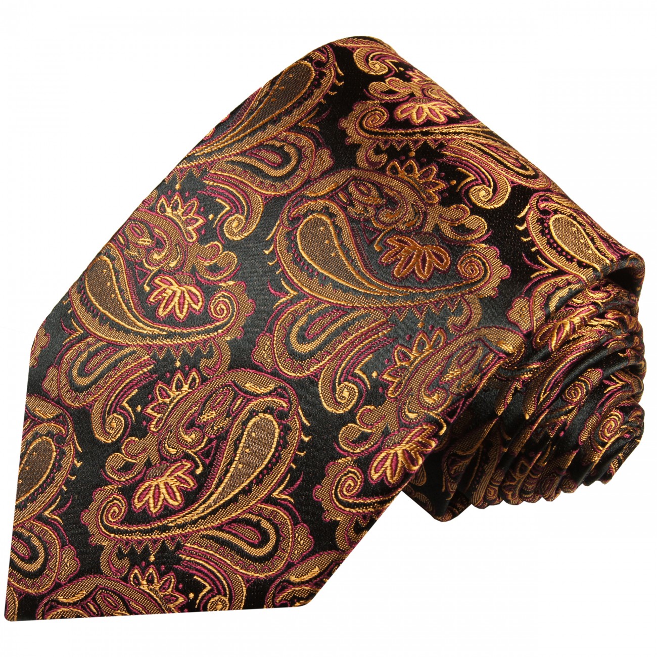 Krawatte braun paisley
