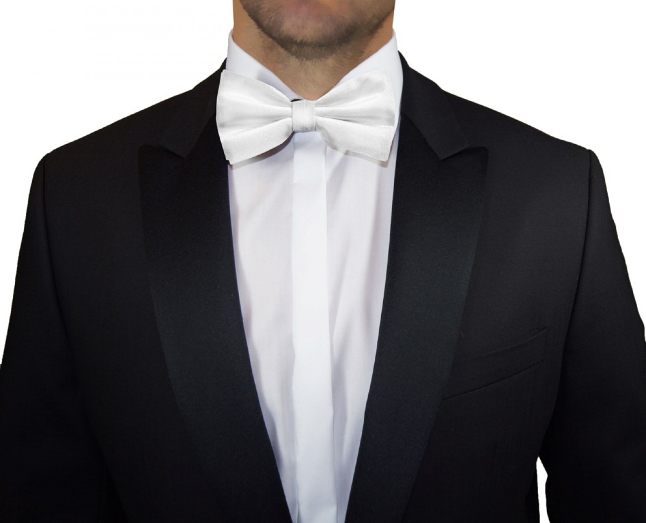 DQT Satin Plain Solid White Mens Wedding Waistcoat & Bow Tie Set S-5XL 