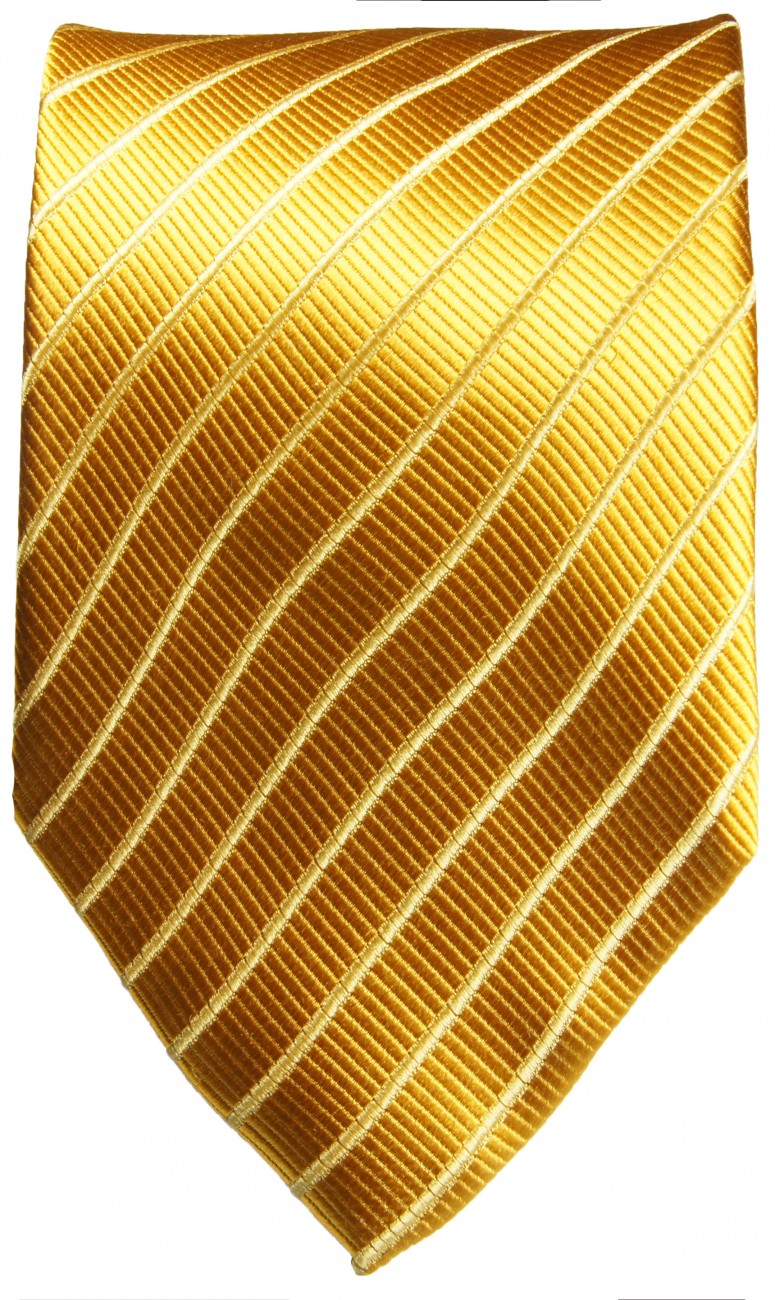 Krawatte schmal gold