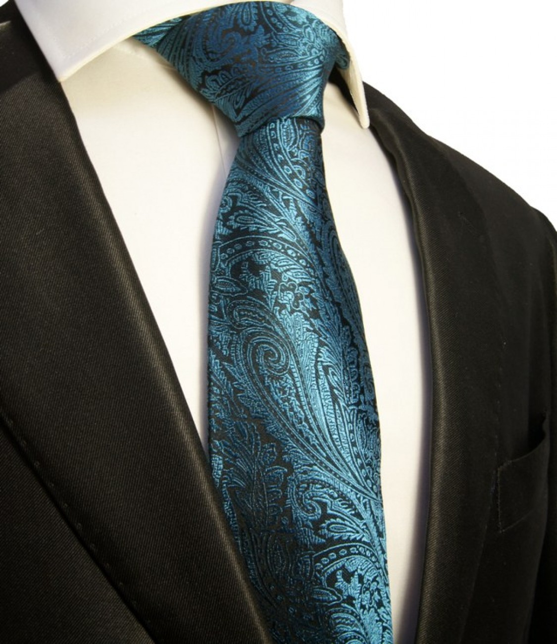 aqua blaue Krawatte