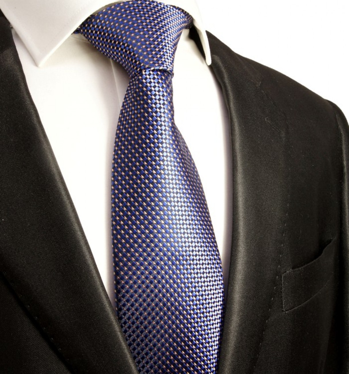 Krawatte blau 393