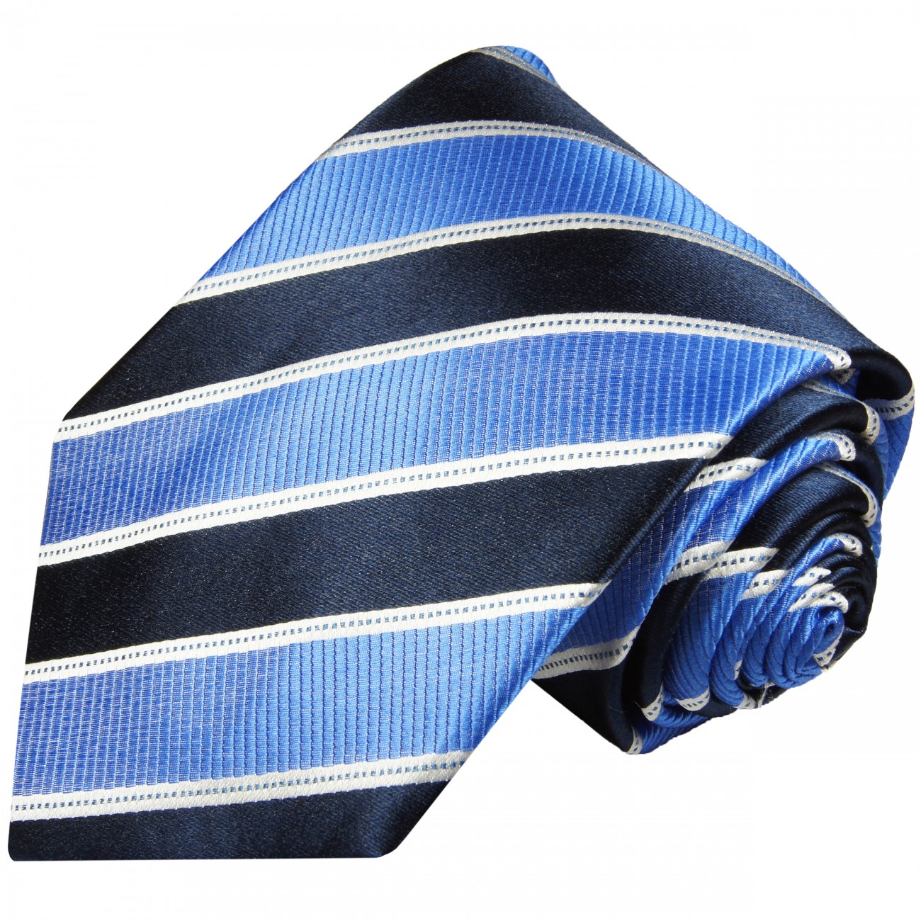 Krawatte blau gestreift 454