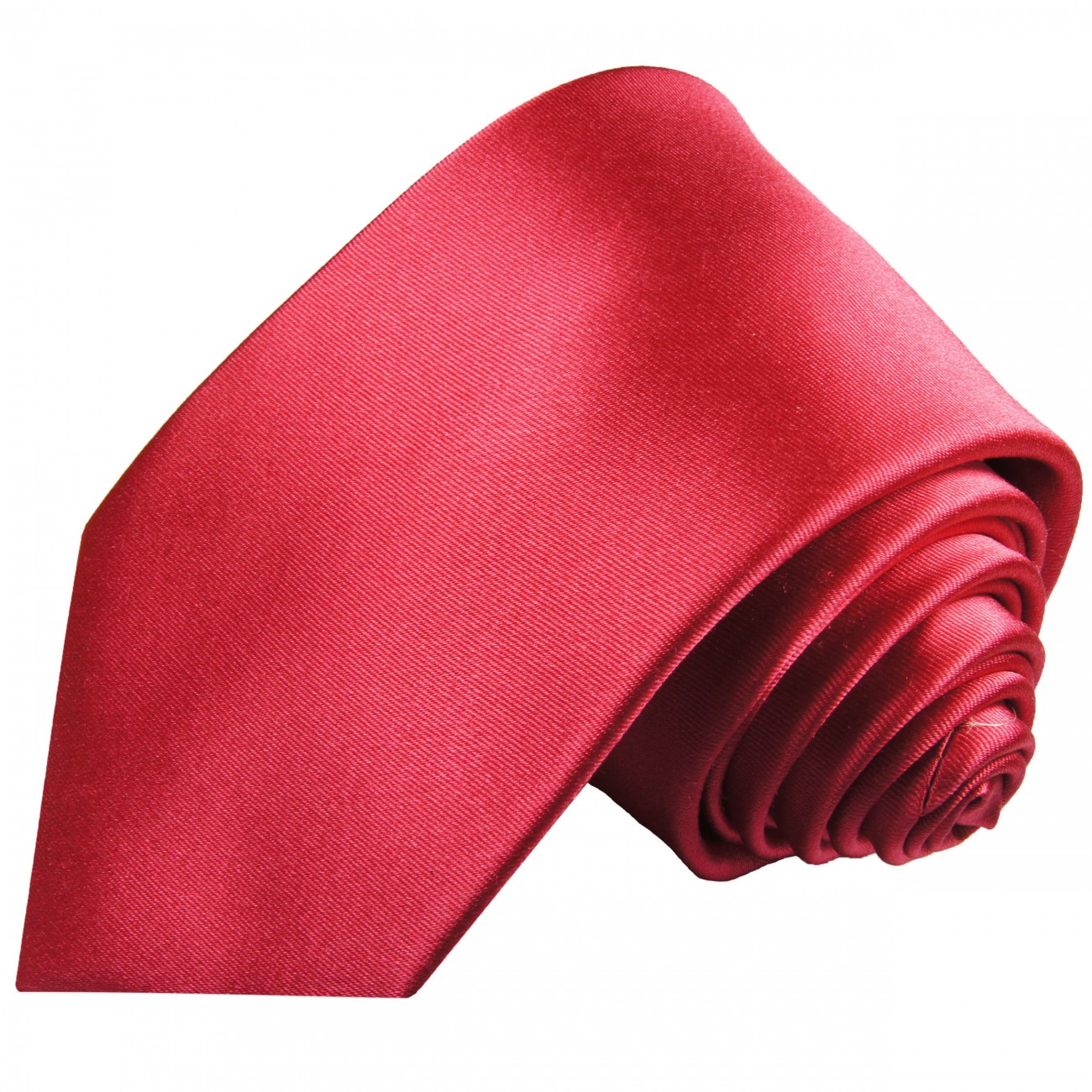 Krawatte pink uni Seide