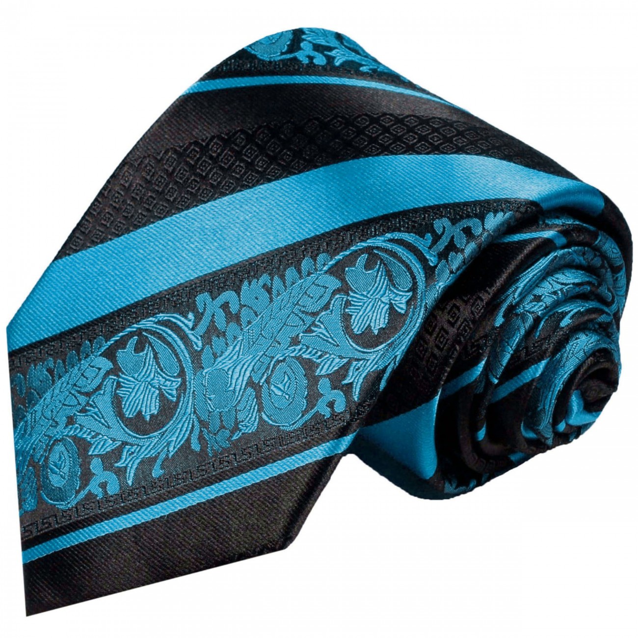 Krawatte aqua blau 2036