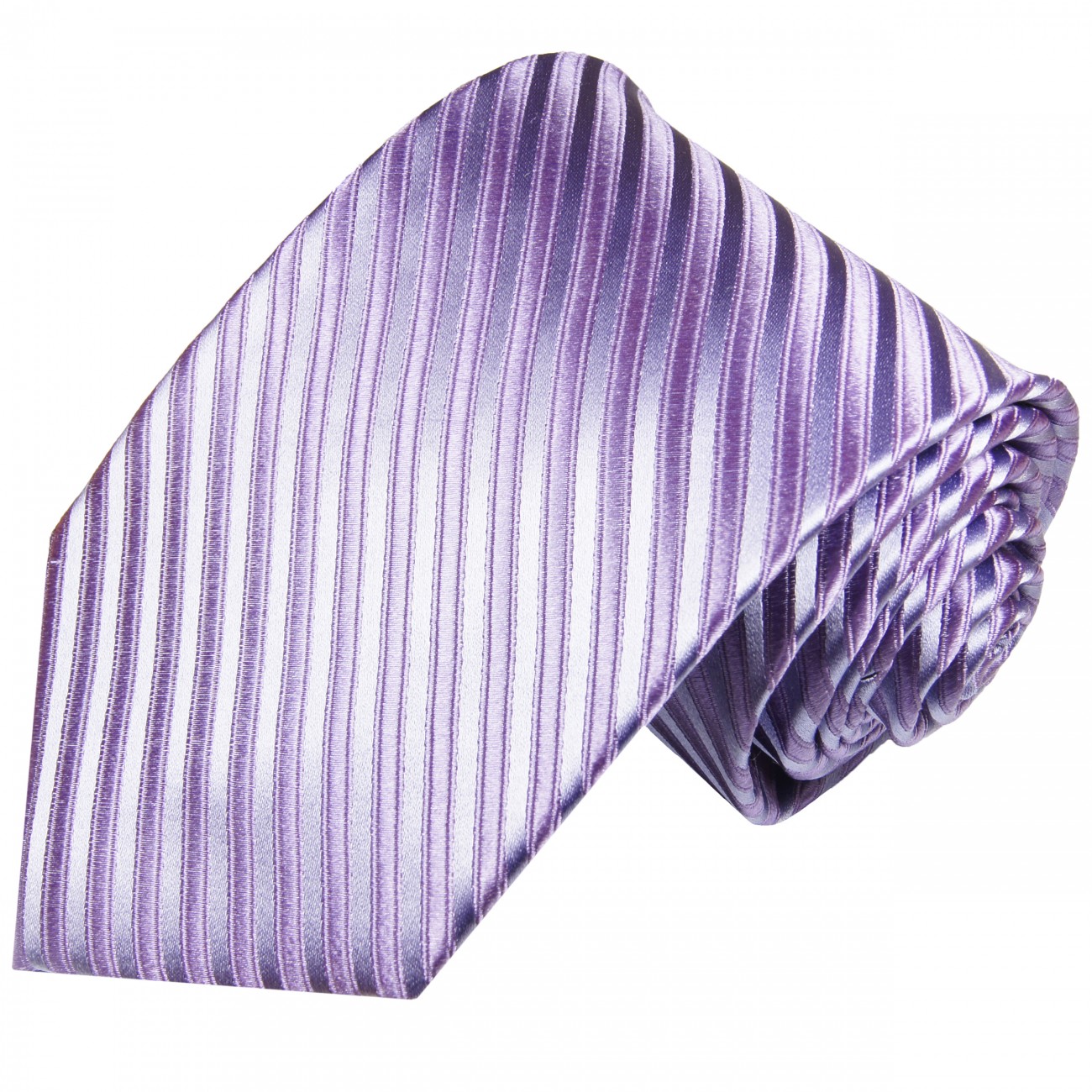 Details about   Purple Striped Silk Necktie by Paul Malone 