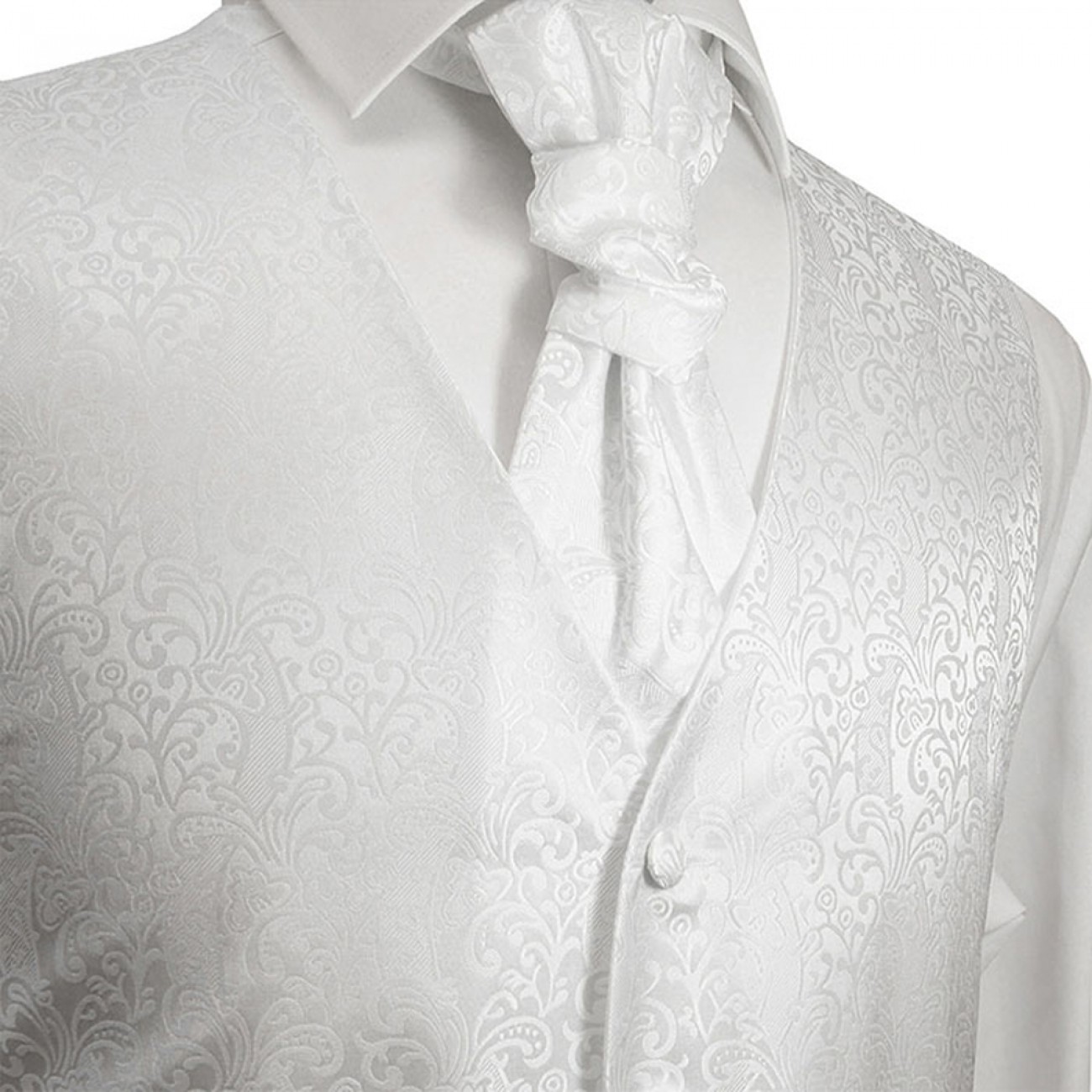 WEDDING/DRESS/SUIT/PARTY TARPORLEY WHITE WAISTCOAT BY HEIRLOOM W-481 