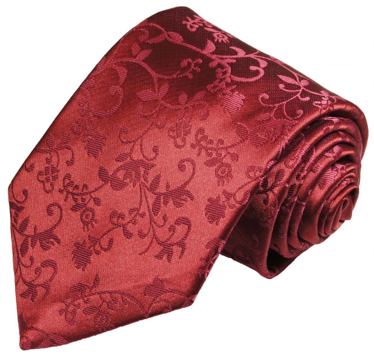 Hochzeitsweste mit Krawatte bordeaux rot floral