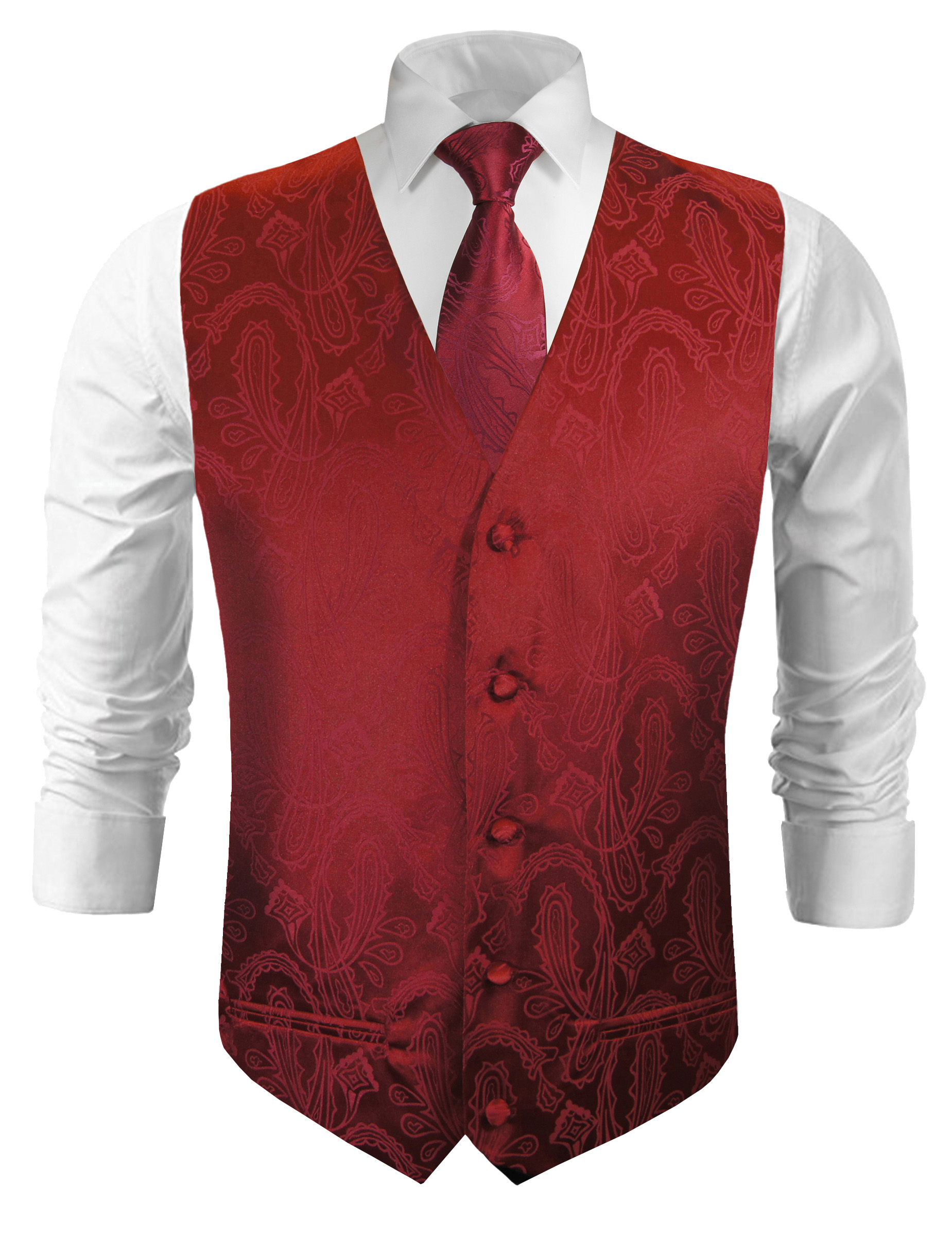 Krawatte von Paul Malone schwarz rot Hochzeitskrawatte Br/äutigam